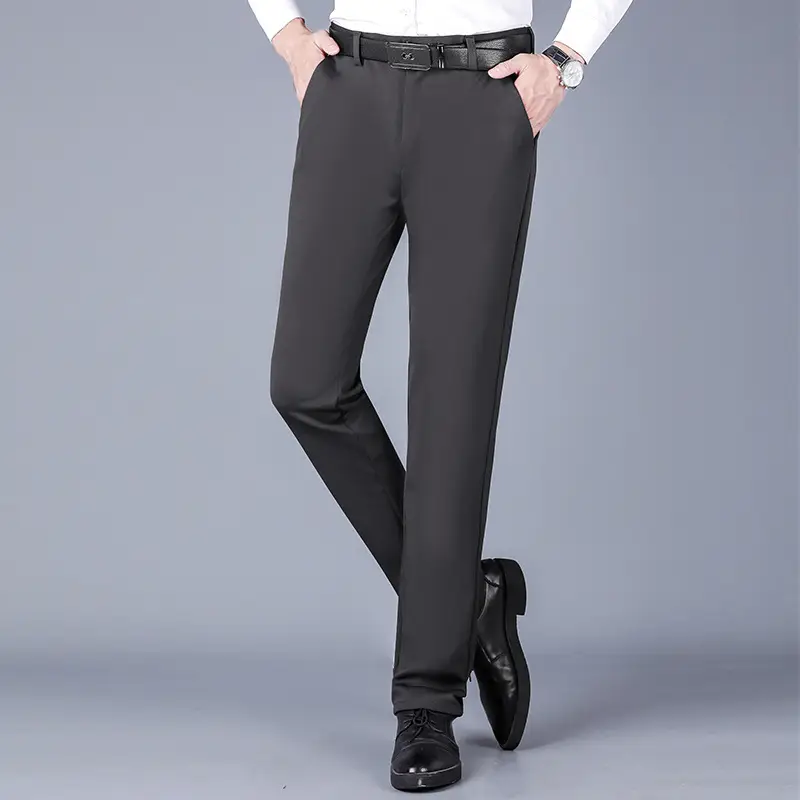 Men's Wrinkle-Free Ice Silk Pants Summer - Image 16