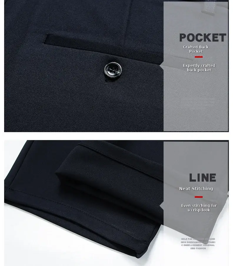 Men's Wrinkle-Free Ice Silk Pants Summer — feature 13