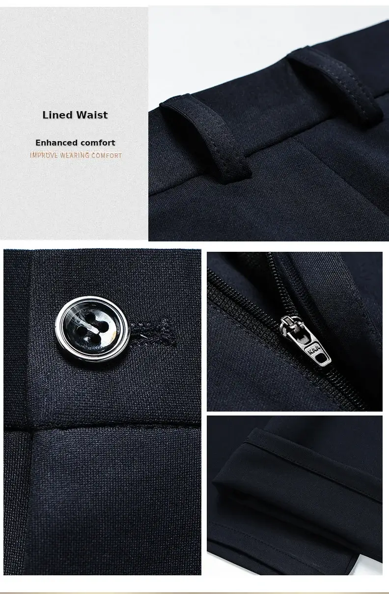 Men's Wrinkle-Free Ice Silk Pants Summer — feature 2