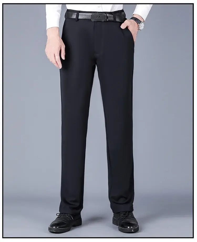 Men's Wrinkle-Free Ice Silk Pants Summer — feature 24