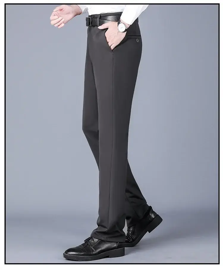 Men's Wrinkle-Free Ice Silk Pants Summer — feature 30