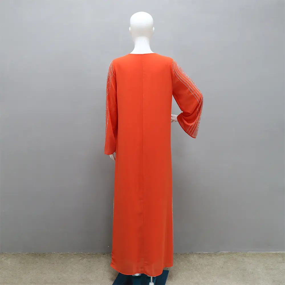 Xqy500195 Ethnic Clothing, Fashionable Rhinestone Dress, Home Wear, Work Attire Robe — feature 33
