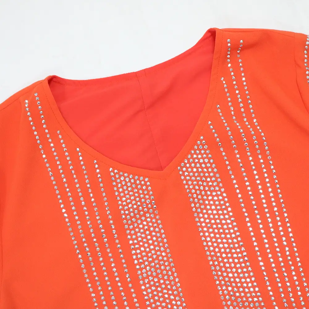 Xqy500195 Ethnic Clothing, Fashionable Rhinestone Dress, Home Wear, Work Attire Robe — feature 37