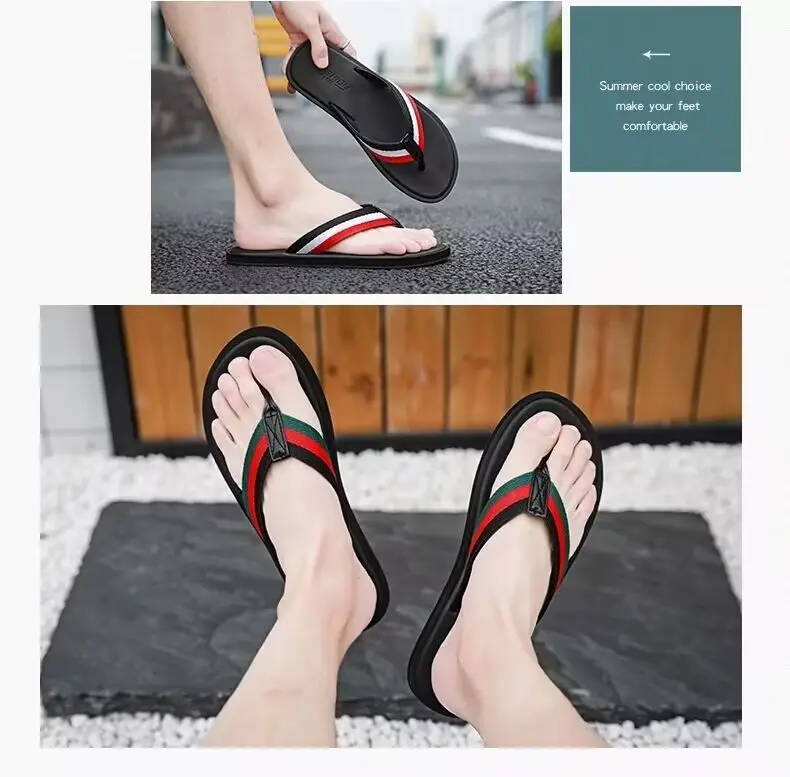 Men's Summer Slip-On Outdoor Flip-Flops Non-Slip — feature 28