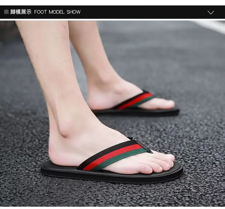 Men's Summer Slip-On Outdoor Flip-Flops Non-Slip — feature 36