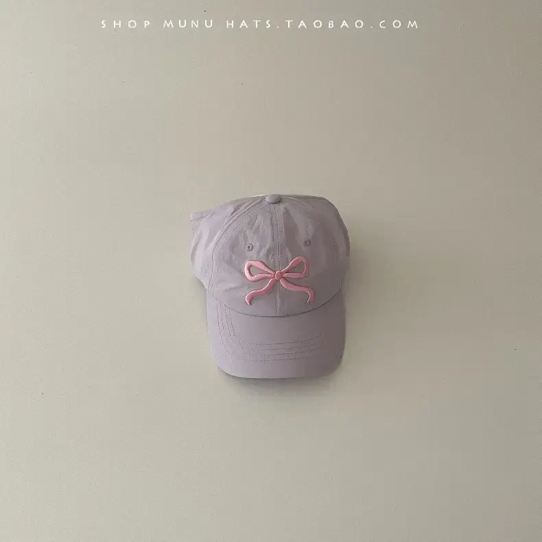 Children's Beige Baseball Cap with Orange Logo — feature 26