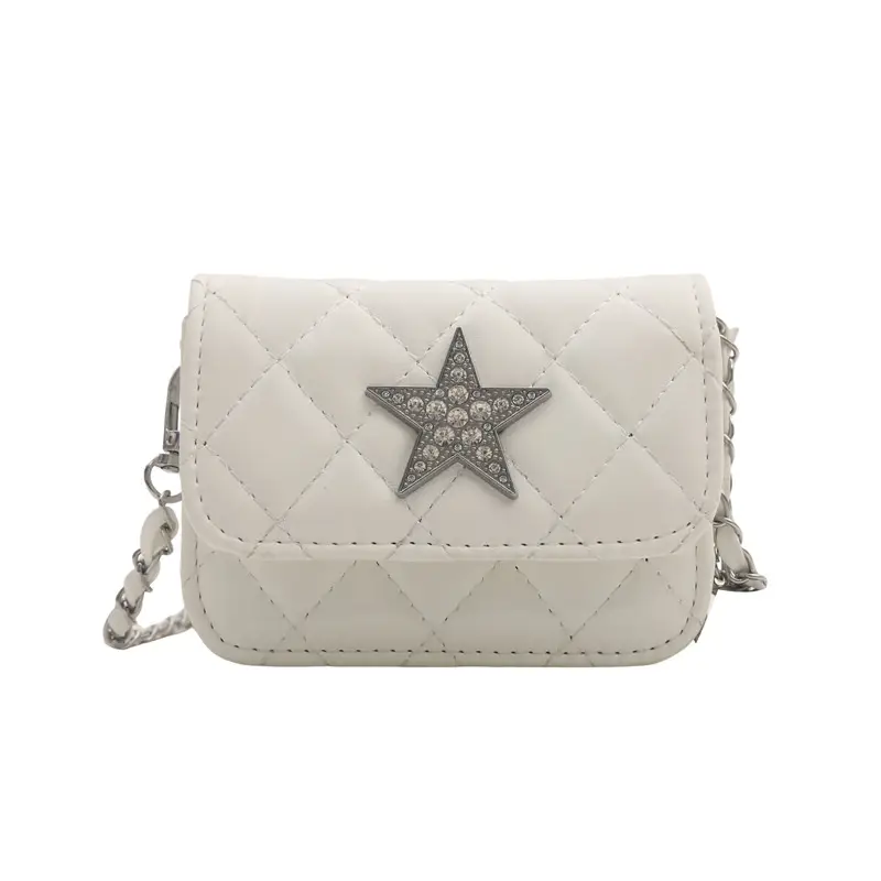 Summer Mini Bags Women Rhombic Chain Shoulder Crossbody