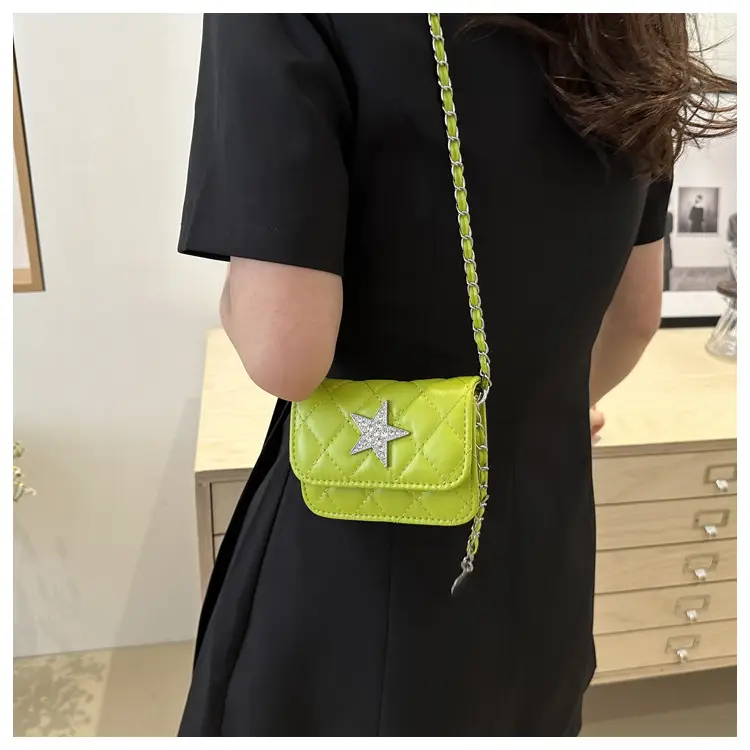 Summer Mini Bags Women Rhombic Chain Shoulder Crossbody — feature 15