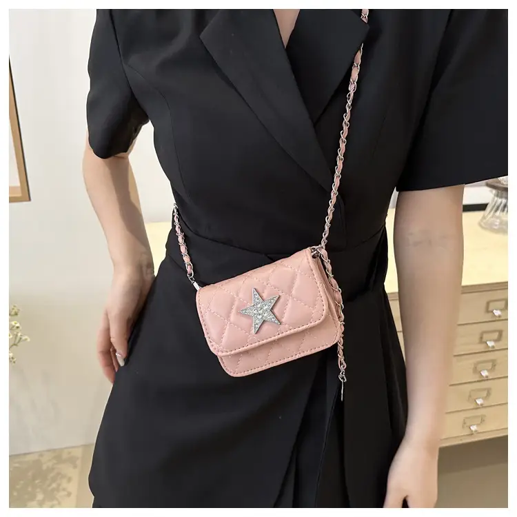 Summer Mini Bags Women Rhombic Chain Shoulder Crossbody — feature 16
