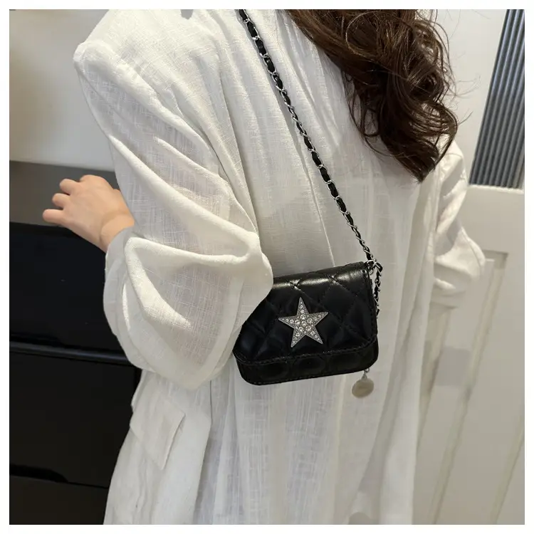 Summer Mini Bags Women Rhombic Chain Shoulder Crossbody — feature 19