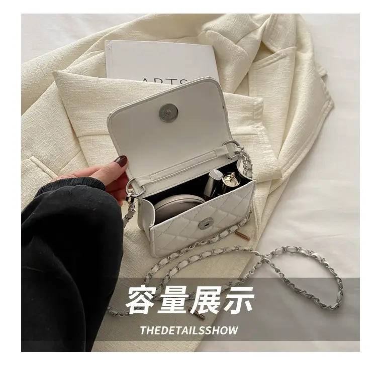 Summer Mini Bags Women Rhombic Chain Shoulder Crossbody — feature 8
