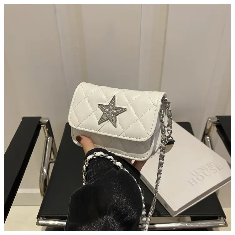 Summer Mini Bags Women Rhombic Chain Shoulder Crossbody