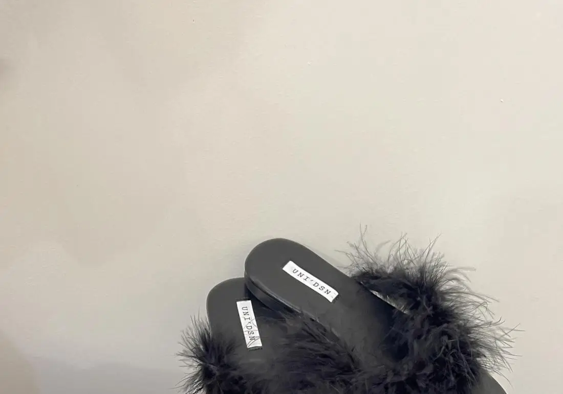 Women's Faux Fur Slippers Low Heel Sandals — feature 18