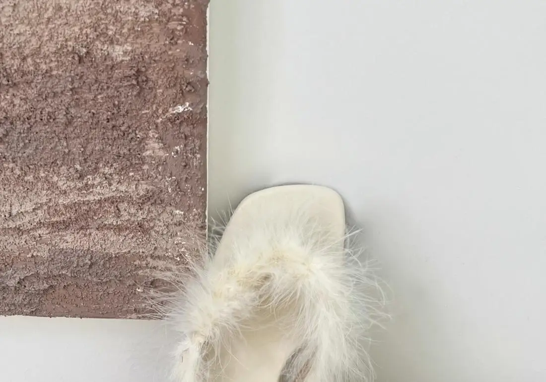 Women's Faux Fur Slippers Low Heel Sandals — feature 23