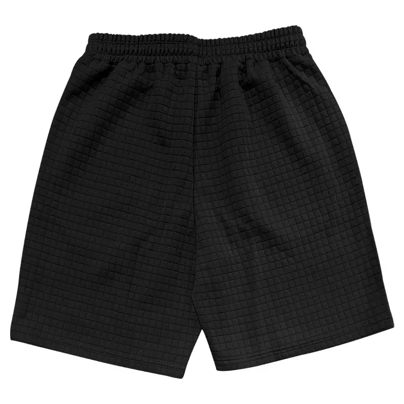 Men's 2025 Cross-Border White Waffle Shorts — feature 18