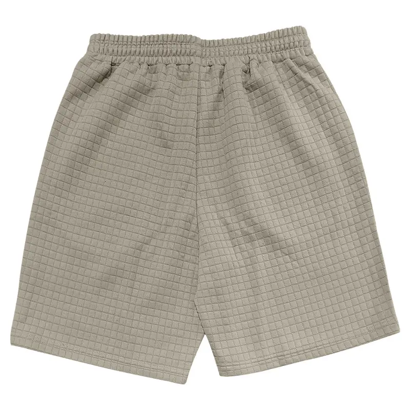 Men's 2025 Cross-Border White Waffle Shorts — feature 36