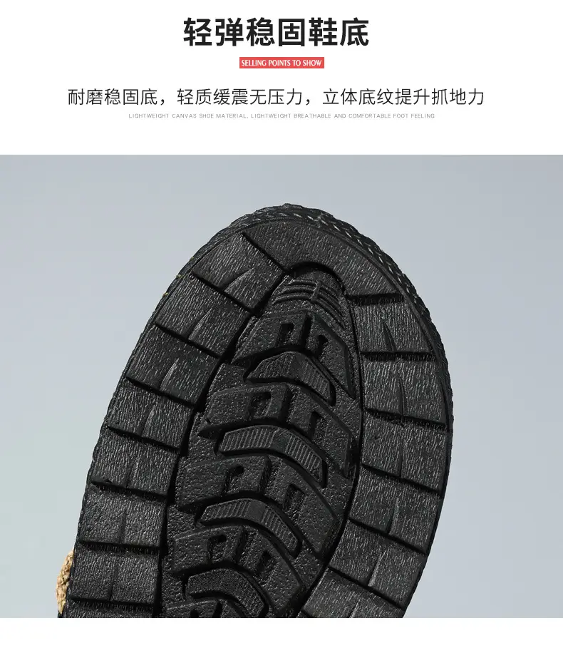 2024 Men Black Woven Beach Flip Flops — feature 7