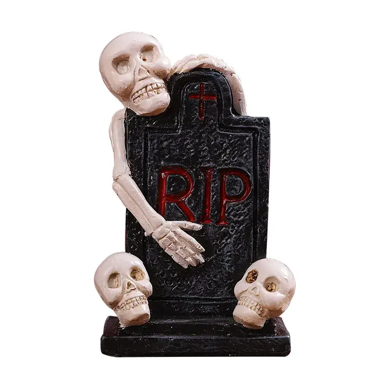 Halloween Mini Decor Set with Ghosts and House - Image 9