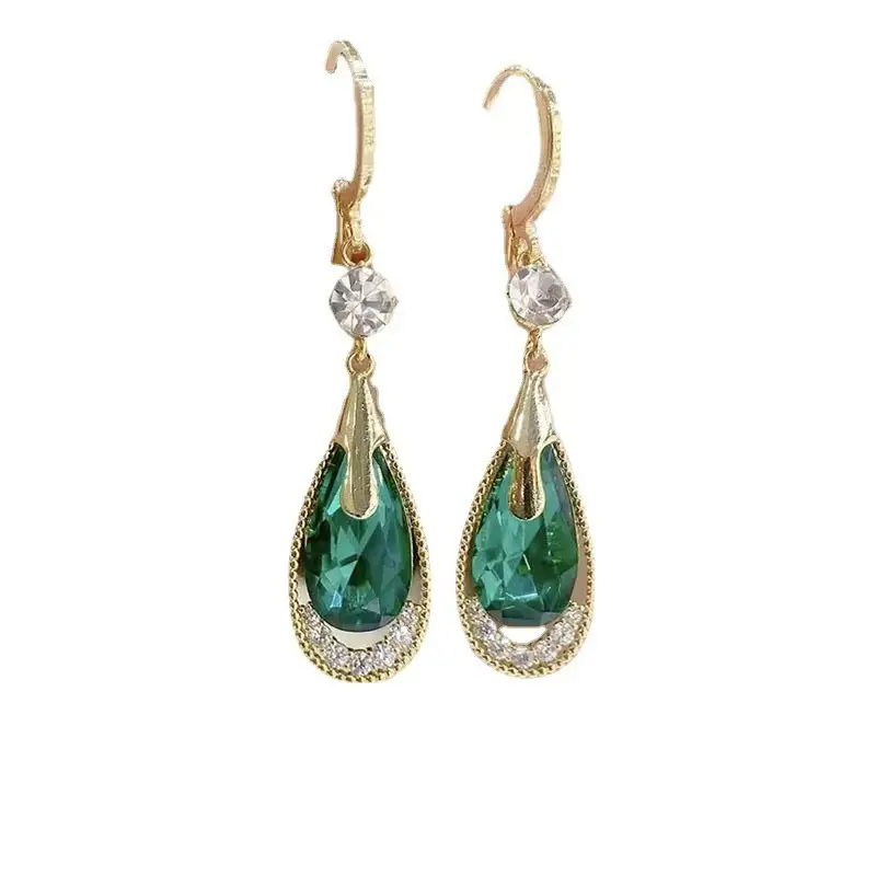 Vintage Purple Teardrop Earrings for Women - Image 8