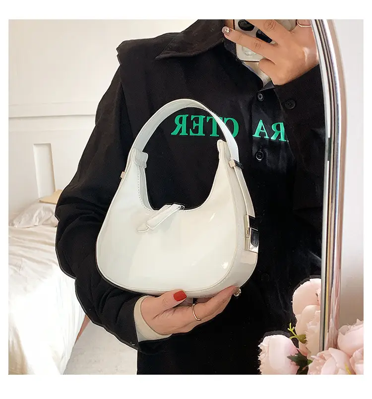 Women Patent Leather Bright Shoulder Bag 2024 — feature 9