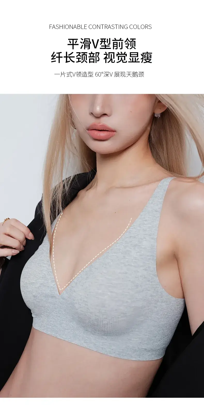 Traceless Underwear Small Chest Gathering Large Chest Shown — feature 12