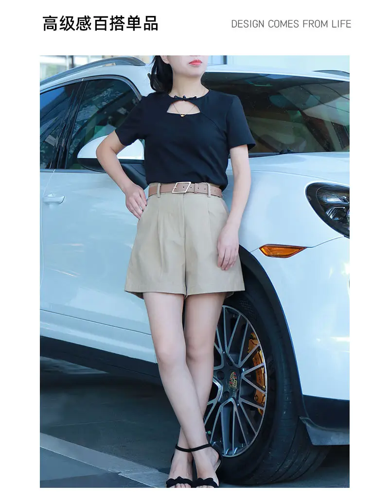 New Fashion Women's Wide Belt High-End Color Decorative Belt — feature 12