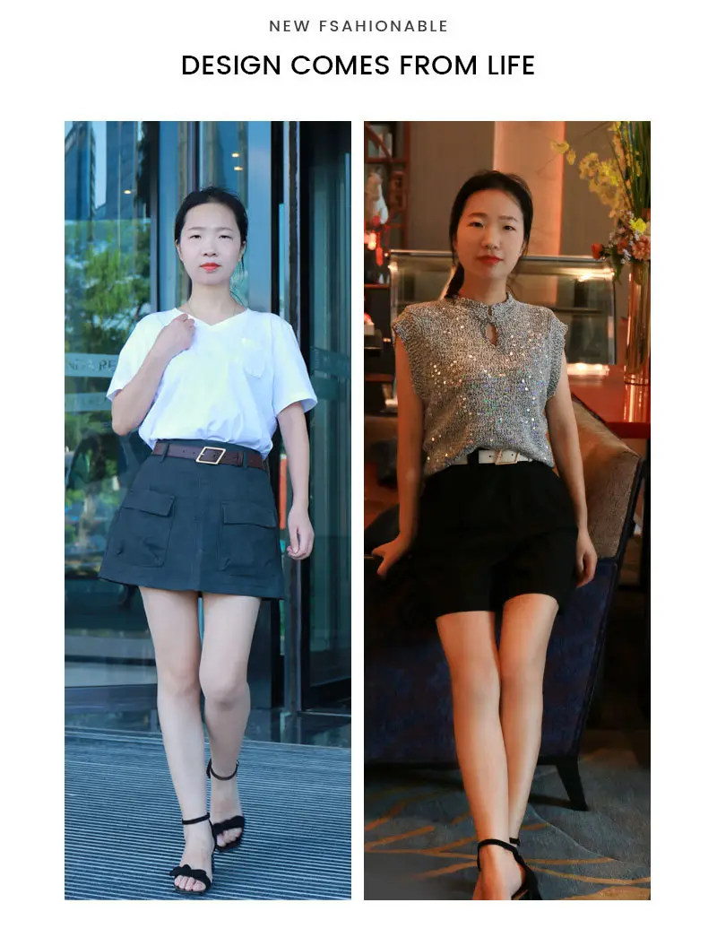 New Fashion Women's Wide Belt High-End Color Decorative Belt — feature 13