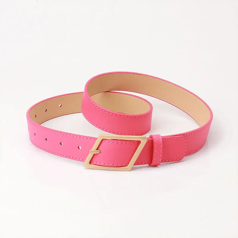 New Fashion Women's Wide Belt High-End Color Decorative Belt