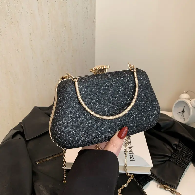 2024 Summer Shoulder Bag Black High-End Textured Crossbody - Image 8
