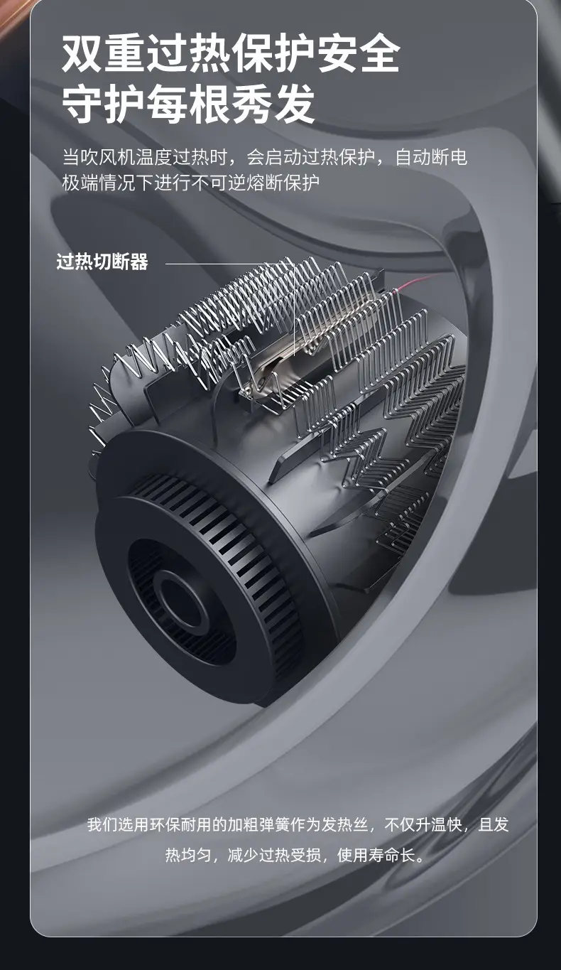 Green Hair Dryer with Blue Ion Technology — feature 16