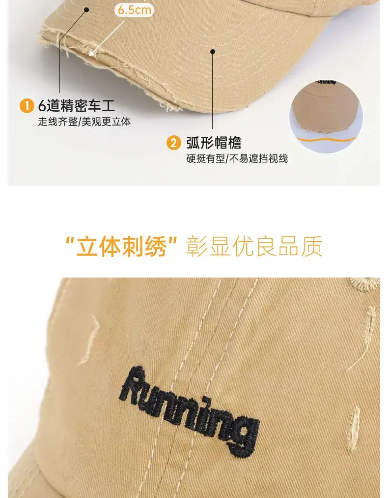 Kids Baseball Cap Sunshade Cap for Girls Boys 2024 — feature 7