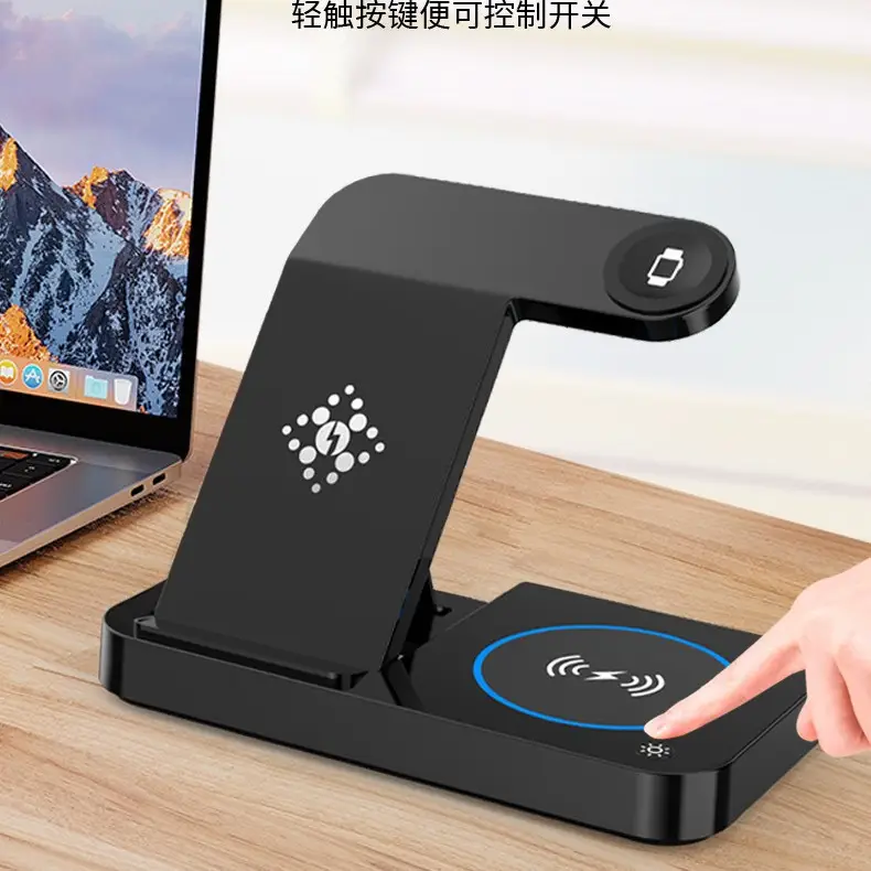 3-in-1 Wireless Charger for Phone Earphones Watch 15W
