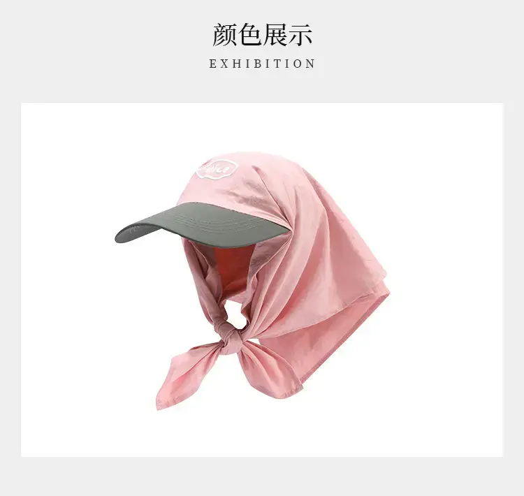 Pink Adjustable Hair Tie Hat for Girls — feature 7