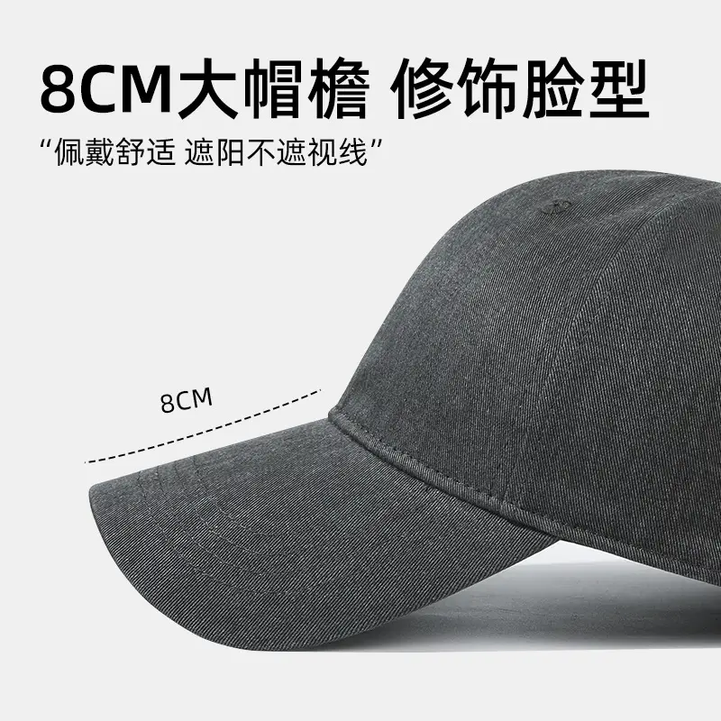 Men's Olive Green Peaked Baseball Cap - Image 9