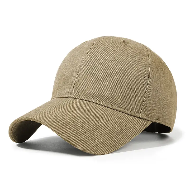 Men's Olive Green Peaked Baseball Cap - Image 4