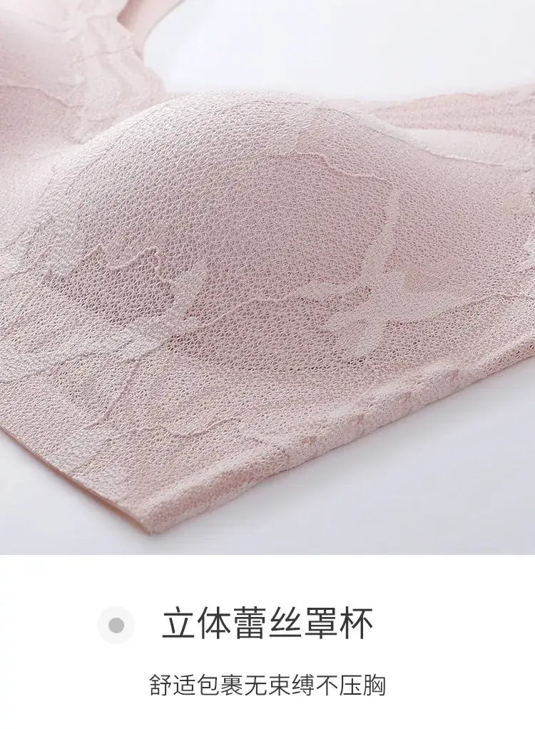 Lace Wire-Free Bra for Women, Breathable, Anti-Sagging — feature 18