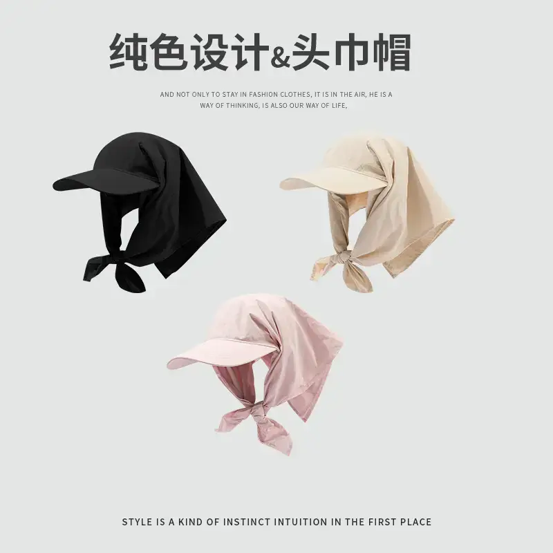 Korean Style Headscarf Hat Summer Sun Protection - Image 7