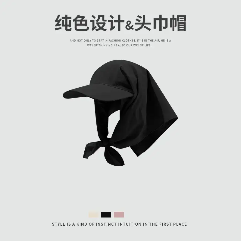 Korean Style Headscarf Hat Summer Sun Protection - Image 2