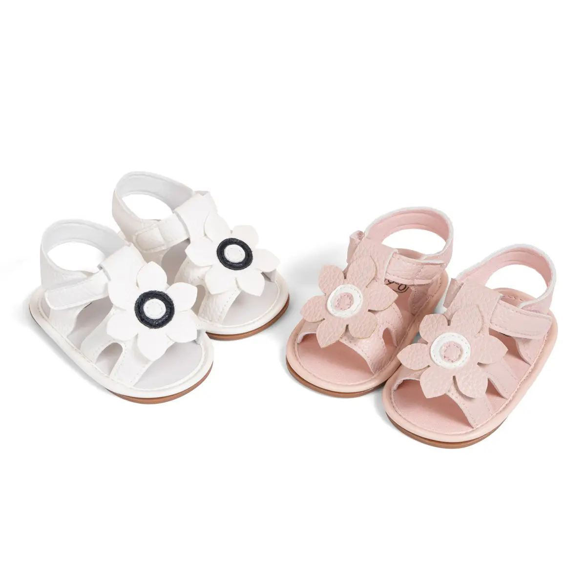 2024 Baby Flower Sandals Rubber Sole Breathable