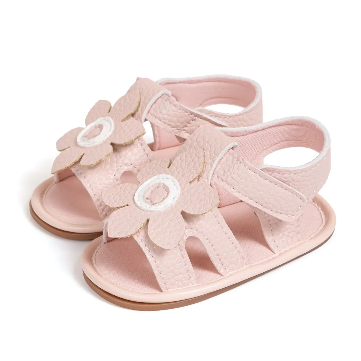 2024 Baby Flower Sandals Rubber Sole Breathable