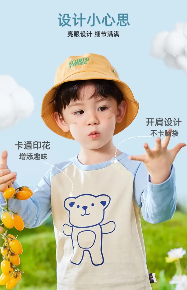 Dudu Baby Long Sleeve T-Shirt White Spring Outfit — feature 11