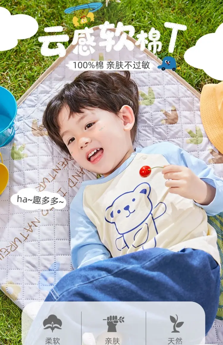 Dudu Baby Long Sleeve T-Shirt White Spring Outfit — feature 5