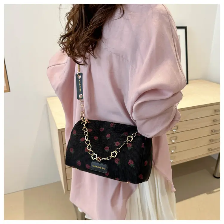 Korean Style Floral Shoulder Bag for Girls 2024 — feature 19