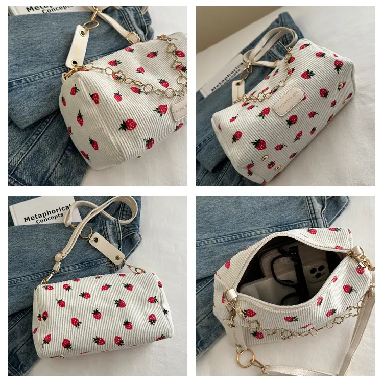Korean Style Floral Shoulder Bag for Girls 2024 — feature 7