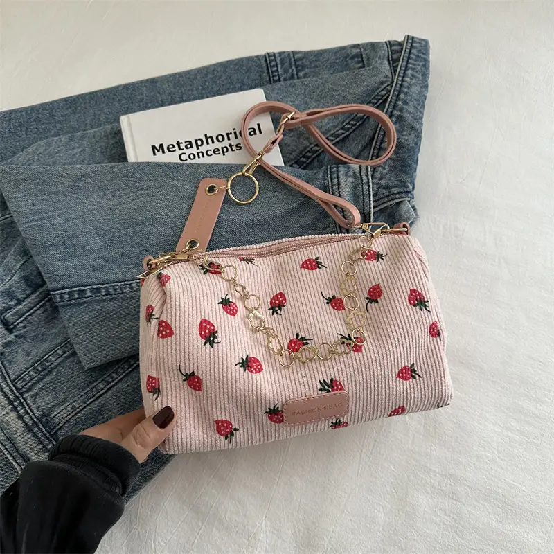 Korean Style Floral Shoulder Bag for Girls 2024 - Image 2
