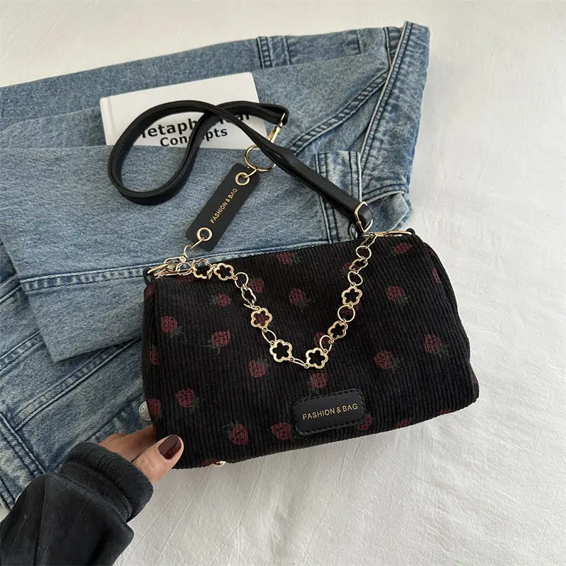 Korean Style Floral Shoulder Bag for Girls 2024 - Image 4