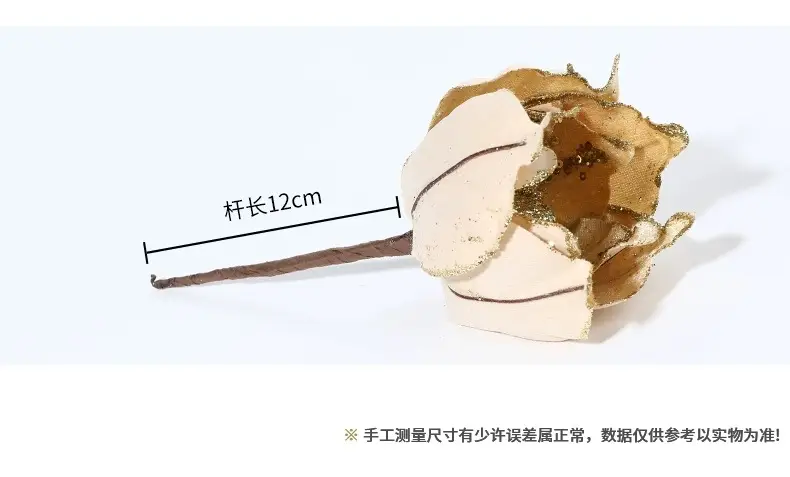 22cm White Christmas Flower Artificial Decoration — feature 3