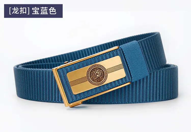Men's Brown Leather Belt with Gold Buckle — feature 15