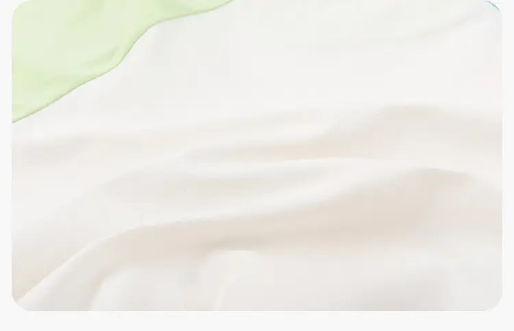 Dudu's Baby Long Sleeve T-Shirt Green White Cartoon — feature 15
