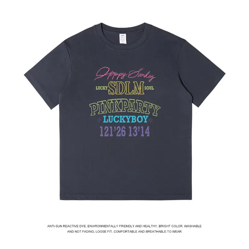 Teenager Pinkberry Lucky Boy T-Shirt Maroon Cotton
